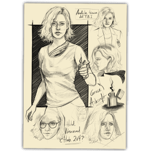Sombras de Raccoon City - Lámina Grace Ashcroft Exclusivo GAME