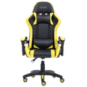 GAME GT1 Silla Gaming Ergonomica 2 cojines Reclinable 135º  Negro-Amarillo