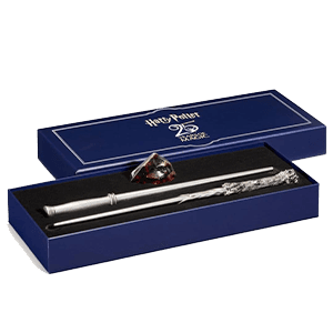 Set de Varitas Harry Potter y Piedra Filosofal. Edicion coleccionista 25º Aniversario