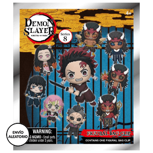 Colgante 3D Demon Slayer (Temporada 3) Series 8 para mochilas y bolsos (surtido)