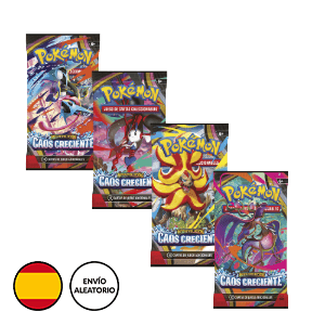 Sobre de cartas Pokémon TCG Caos Ascendente (Castellano)