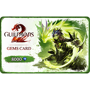 Código Guild Wars 2 8000 Gemas