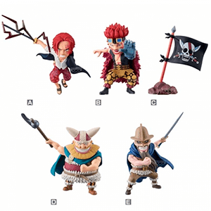 Figura coleccionable One Piece Red Hair Pirates 01 de 7cm (surtido) (REACONDICIONADO)