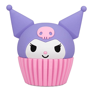 Lampara de silicona recargable Kuromi SquishyGlo de 15 cm (REACONDICIONADO)