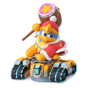 Figura amiibo Rey Dedede y Tank Star