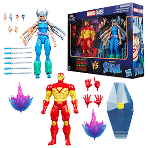 Pack 2 figuras Marvel Games Iron Man vs Spiral Marvel Legends Series de 15 cm