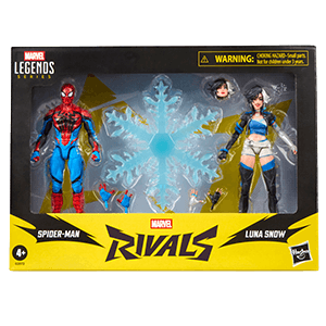 Pack de 2 figuras Marvel Rivals Spider Man & Luna Snow Marvel Legends Series de 15 cm