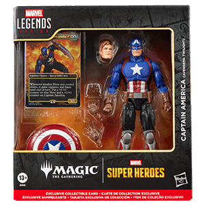 Figura Marvel Capitan America (Avengers Twilight) Marvel Legends Series & Magic: The Gathering de 15 cm