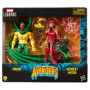 Pack de 2 figuras Marvel Avengers Vision & Scarlet Witch Marfel Legends Series de 15 cm