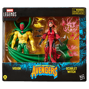 Pack de 2 figuras Marvel Avengers Vision & Scarlet Witch Marfel Legends Series de 15 cm