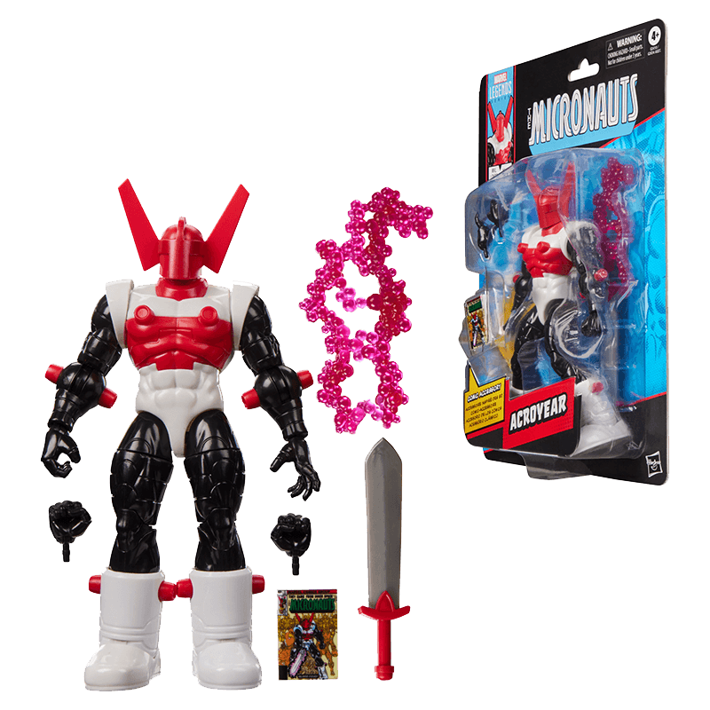 Figura Marvel Legends Acroyear de 15 cm con Mini Comic