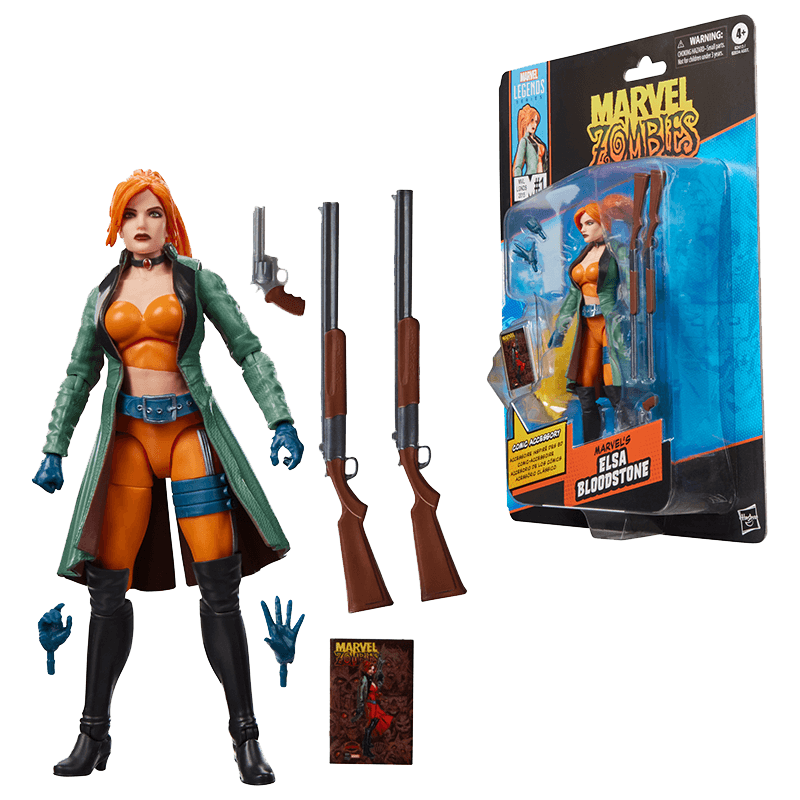 Figura Marvel Elsa Bloodstone de 15 cm con Mini Comic