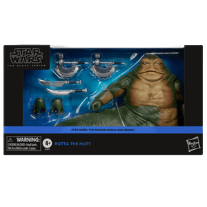 Figura Star Wars Rotta el Hutt The Black Series The Mandalorian and Grogu de 16,5 cm