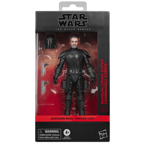 Figura Star Wars Mandalorian Super Commando Kebris Black Series Maul - Shadow Lord de 15 vm