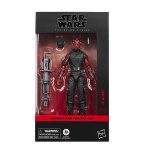 Figura Star Wars Icarus The Black Series Maul - Shadow Lord de 15 cm