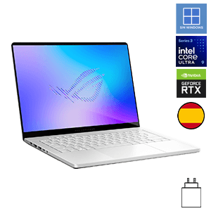 ASUS ROG Zephyrus G14 OLED GU405AW-SY016 Ultra9-386H - RTX 5080 - 64GB - 2TB SSD - 14´´ - FreeDOS - Ordenador Portatil
