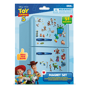 Set de imanes para nevera troquelados Disney Pixar Toy Story 5