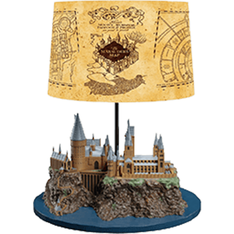 Lampara de Mesa con pantalla Harry Potter Hogwarts