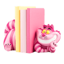 Pack de 2 Sujetalibros Disney Alicia en el Pais de las Maravillas Gato Cheshire