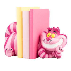 Pack de 2 Sujetalibros Disney Alicia en el Pais de las Maravillas Gato Cheshire