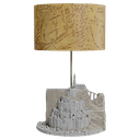 Lampara de Mesa con pantalla El Señor de los Anillos Minas Tirith