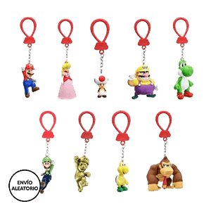 Colgante para mochilas Super Mario Backpack Buddies (surtido) (REACONDICIONADO)