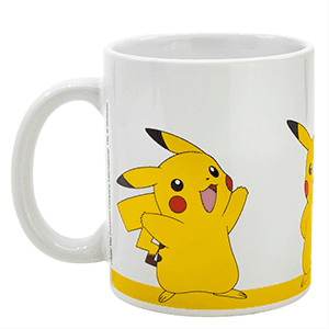 Taza de ceramica Pokemon Pikachu de 325 ml (REACONDICIONADO)