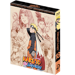 Naruto Shippuden Box 18 Episodios 462 a 500 (REACONDICIONADO)