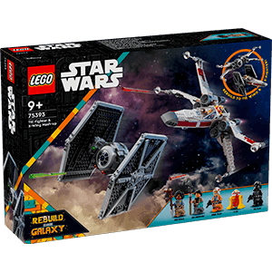 LEGO Star Wars: Caza TIE y Ala-X Fusionados 75393 (REACONDICIONADO)