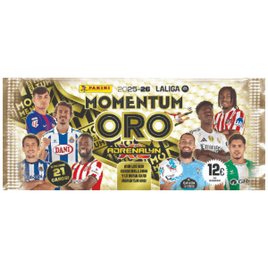 Sobres de cartas Momentum Oro Adrenalyn La Liga 2025 - 2026