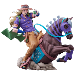 Figura JoJo´s Bizarre Adventure: Steel Ball Run XrossLinkMAX Gyro Zeppeli de 18 cm