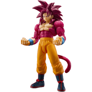 Figura Dragon Ball S.H. Figuarts Action Figure Super Saiyan 4 Son Goku Daima de 15 cm