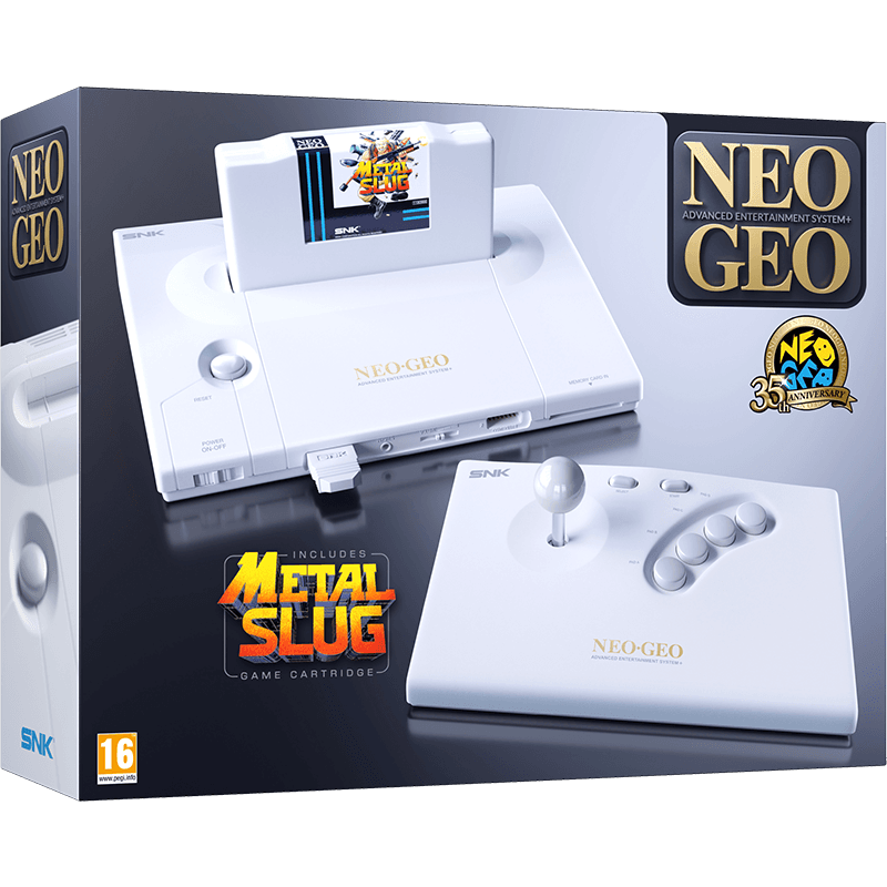 Consola NEOGEO AES+ White Anniversary Edition + Metal Slug
