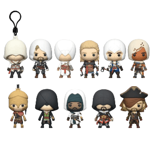 Colgante 3D Assassin´s Creed Series 1 para mochilas y bolsos (surtido)