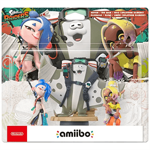 Pack 3 amiibo Splatoon Raiders - Megan, Angie y Rayan