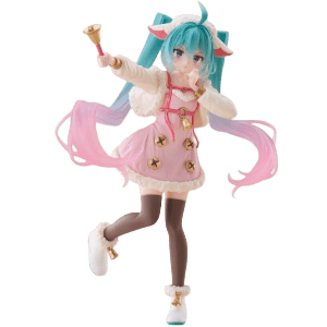 Figura Hatsune Miku Wonderland Seven Little Goats de 18 cm