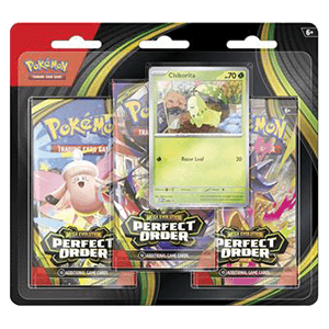 Pack 3 Sobres Pokemon TCG Mega Evolution Perfect Order (inglés)