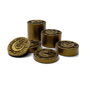 Lands of Evershade: Monedas de metal