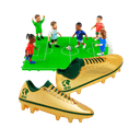 Bota de Fútbol con figura coleccionable Supergoal de 7 cm (surtido)
