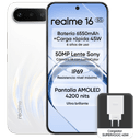 Realme 16 5G 8/256 White + Cargador 45W