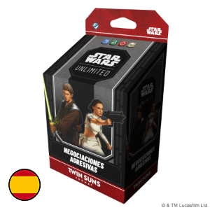 Mazo Star Wars Unlimited Negociaciones Agresivas Anakin & Padme Twin Sun ( Castellano)