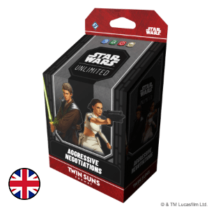Mazo Star Wars Unlimited Aggressive Negotiations Anakin & Padme Twin Suns (ingles)