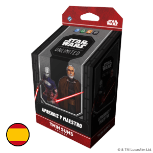 Mazo Star Wars Unlimited Aprendiz y Maestro Dooku y Asajj Twin Suns (Castellano)