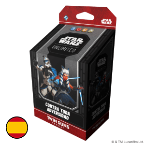 Mazo Star Wars Unlimited Contra toda Adversidad Ahsoka y Capt Rex Twin Suns (Castellano)