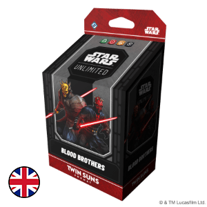 Mazo Star Wars Unlimited Blood Brothers Maul and Savage Opress Twin Suns (inglés)
