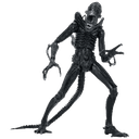 Figura Aliens Ultimate Action Figure Warrior (1986) Xenomorph Black (40th Anniversary) de 23 cm