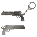 Llavero metalico Resident Evil Requiem