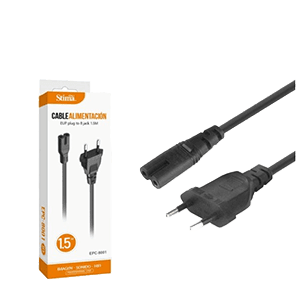 Cable de alimentación para para consola Stima EU 2 Pines mod EPC-8001