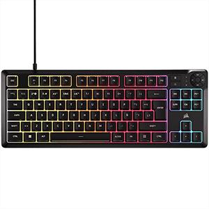 Corsair K55 Core TKL RGB Negro Spanish Layout - Teclado Gaming (REACONDICIONADO)