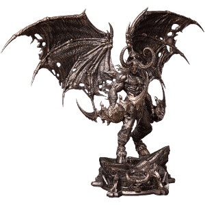 Figura World of Warcraft 1/10 Scale Statue Illidan Stormrage (Bronze-Colored) de 34 cm